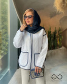 مانتو زنانه ژاکارد ترک مدل ماربل